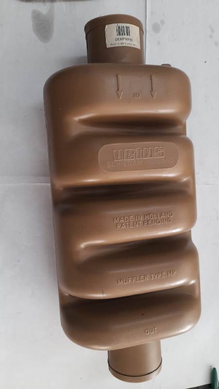 Vetus muffler 60mm dempmp60