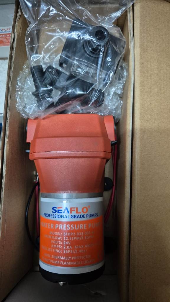 Seaflo water pressure pump 24v 12,5lpm 35psi bomba de presion seaflo
