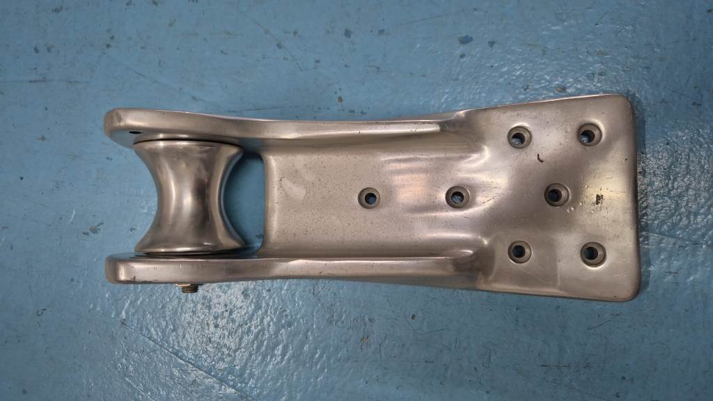 Aluminium bow roller 35x13,5cm cojinete de ancla de aluminio 35cm x 13.5cm