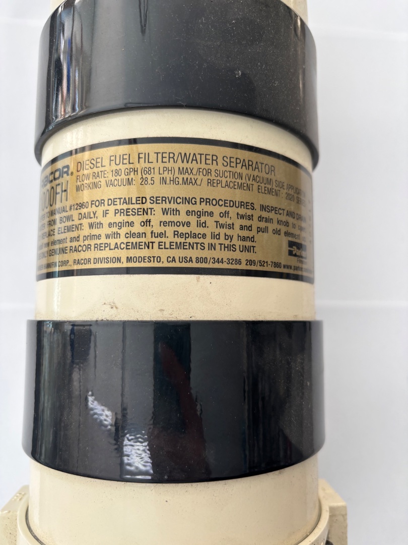 RACOR Diesel Fuel filter - Water separator