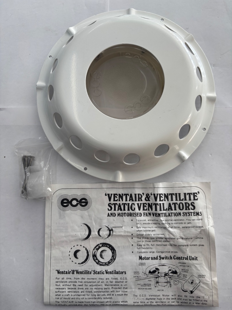 White aluminium ventilite