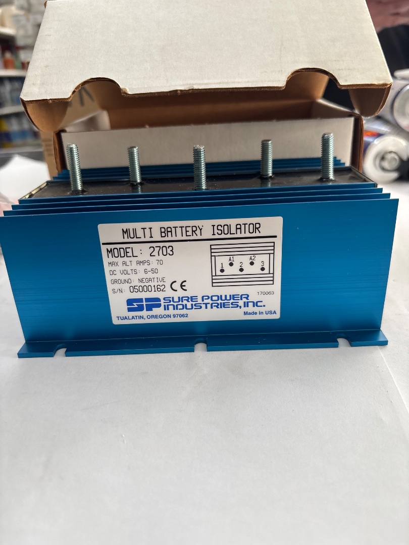 Multi battery isolator - 70 amps