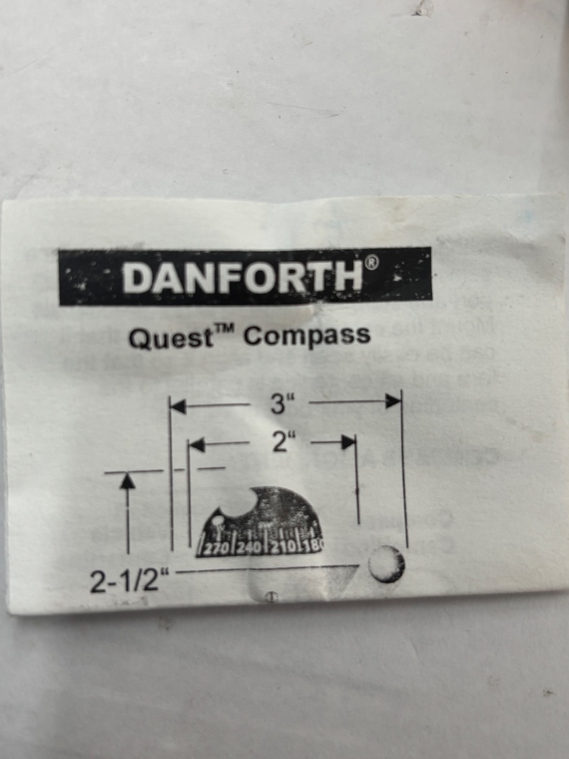 Compass 2” danforth quest